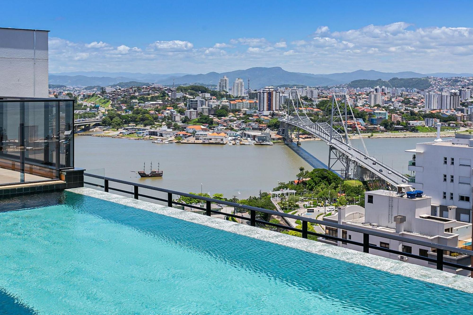 Apartment Wi-fi 250mb | Vista-mar Incrivel #ca61 Florianopolis