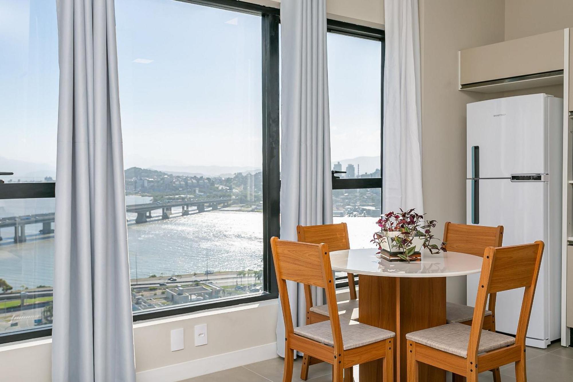 Apartment Wi-fi 250mb | Vista-mar Incrivel #ca61 Florianopolis
